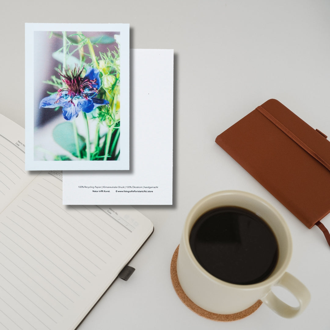 Postkarte Wildblume