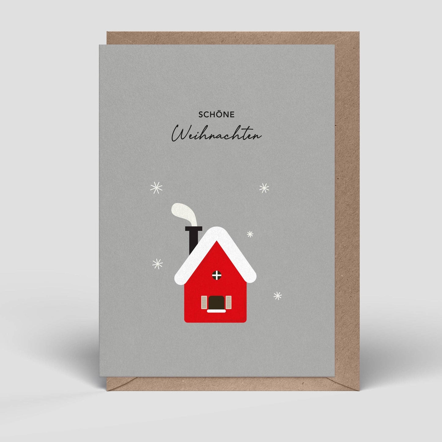 Klappkarte - Weihnachtshaus - Nr. 292