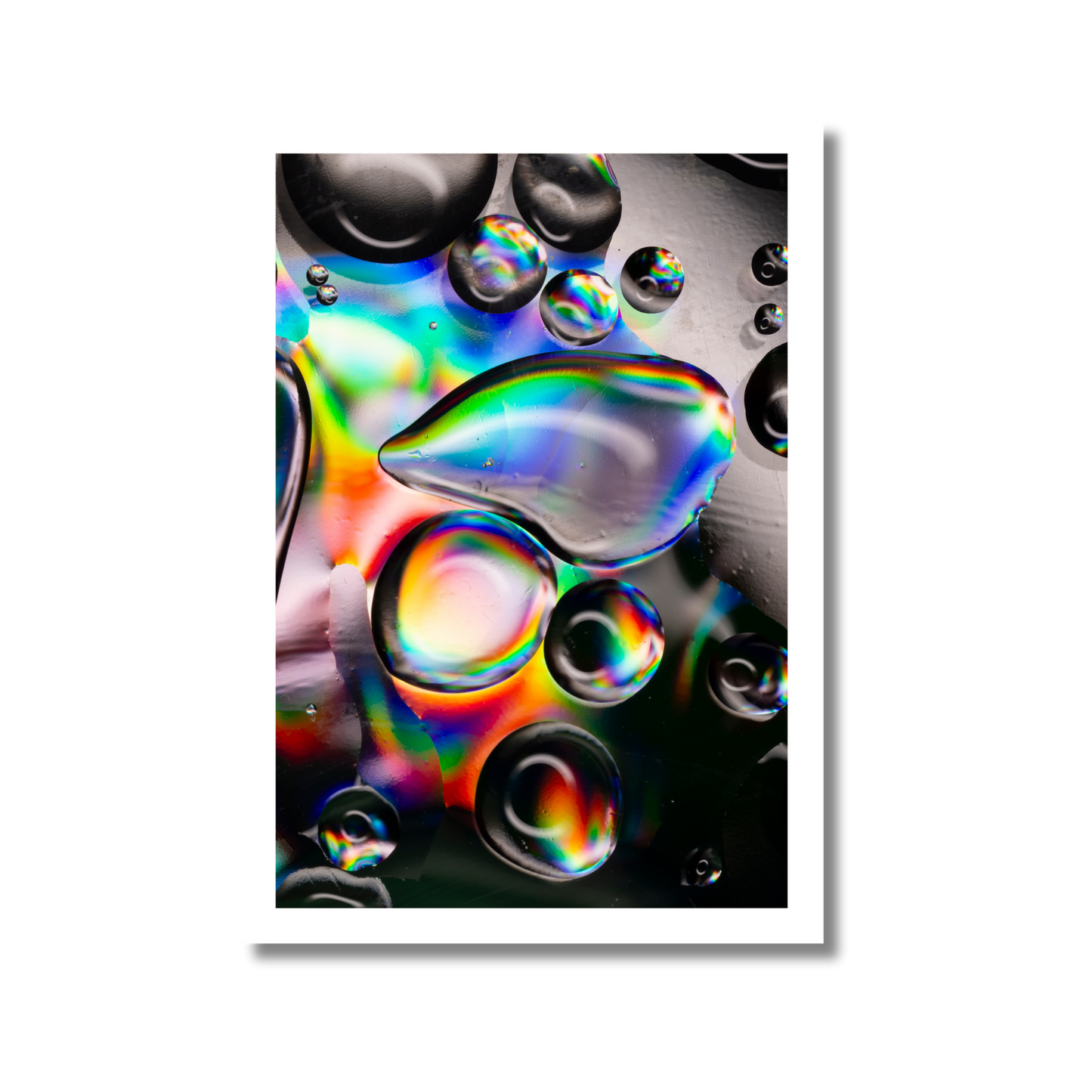 Kunstdruck Öltropfen