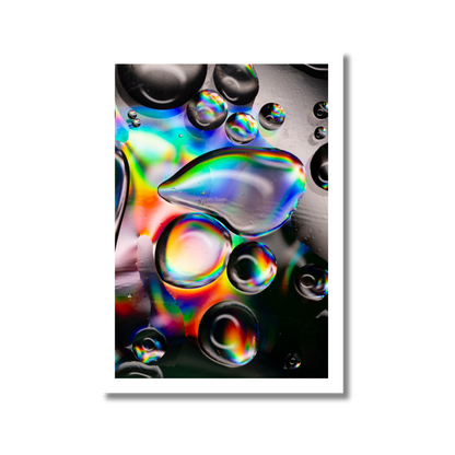 Kunstdruck Öltropfen