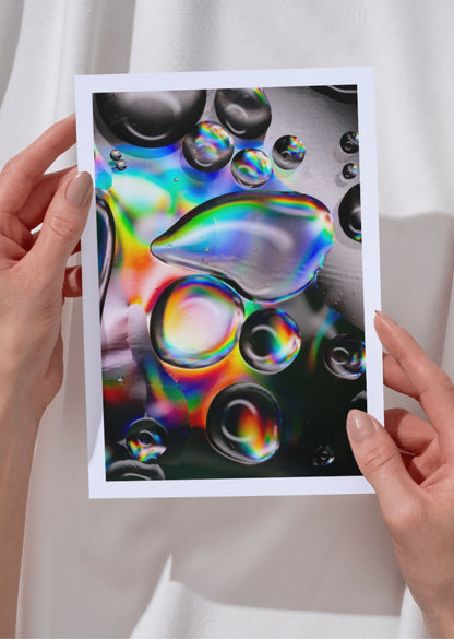 Kunstdruck Öltropfen