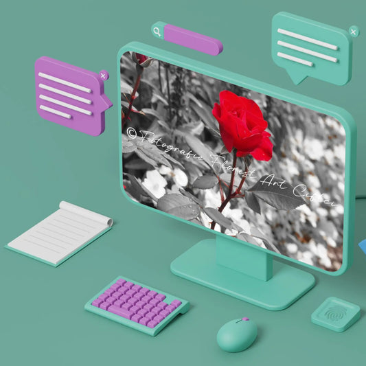 Fotografie Rote Rose Fotografie Floral Art Ciftci