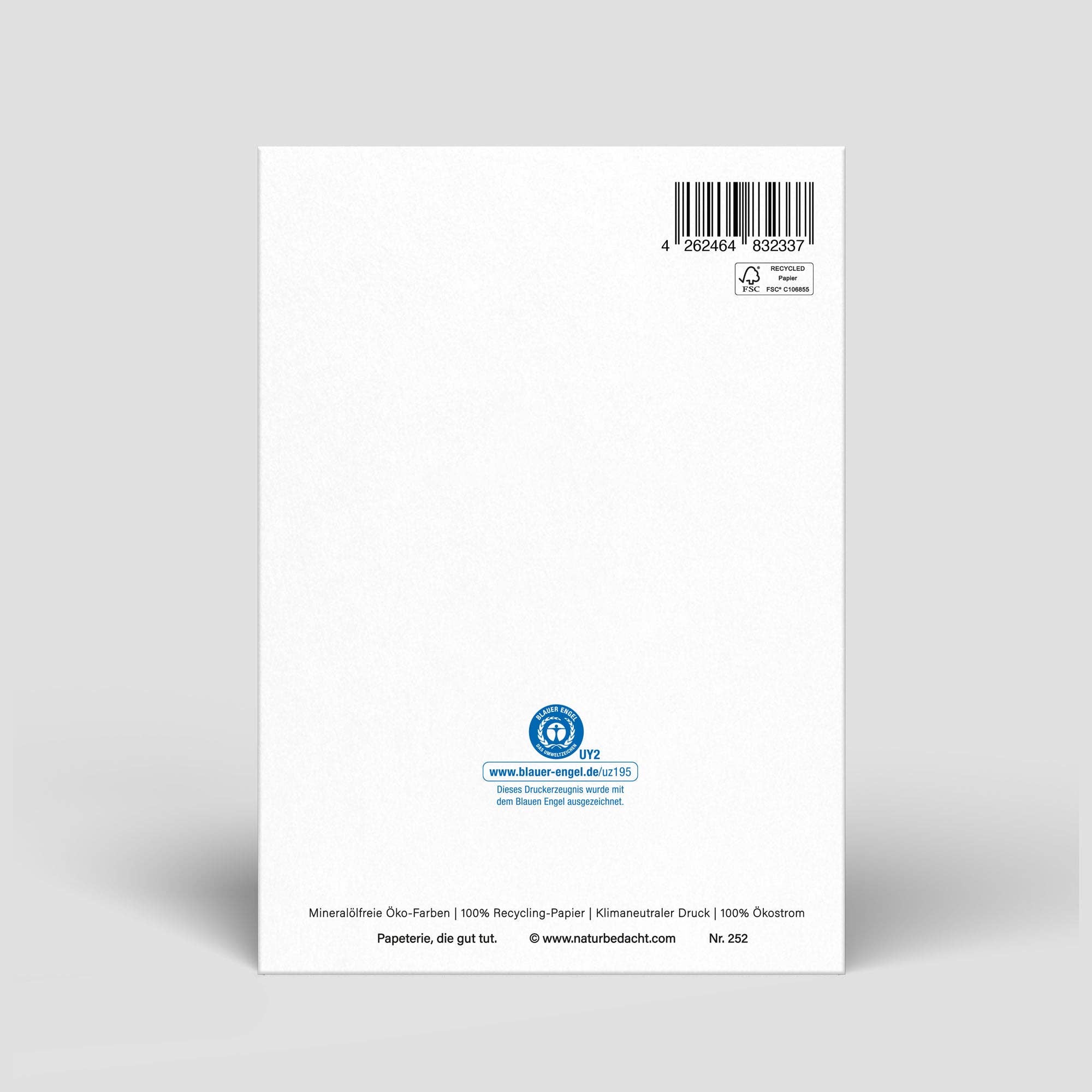 Klappkarte - Weihnachtskranz - Nr. 296