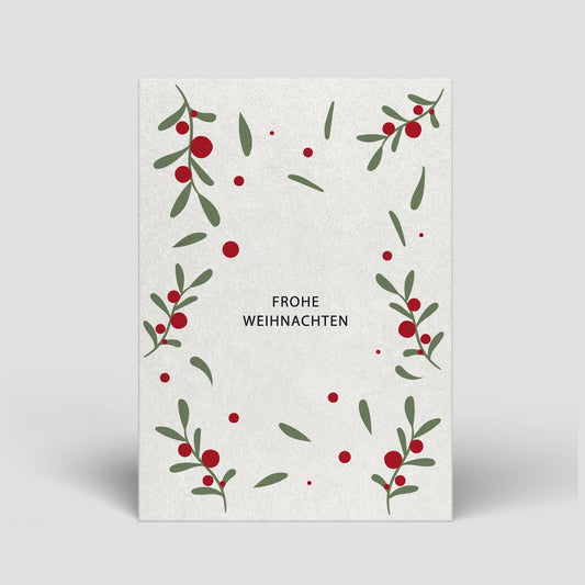 Postkarte - Weihnachten - Zweige - Nr. 71