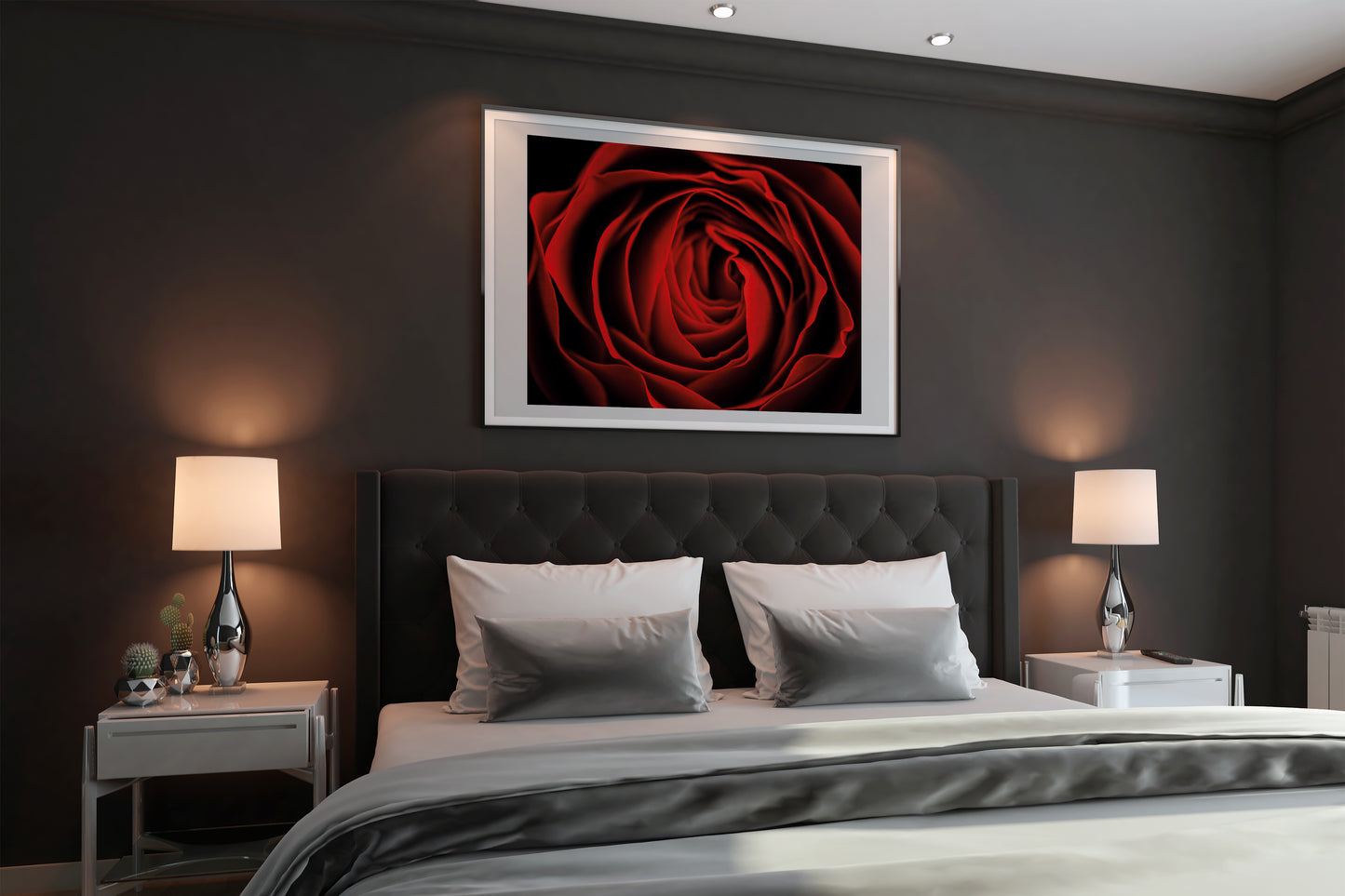 Kunstdruck Rote Eleganz