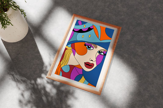Kunstdruck Madame