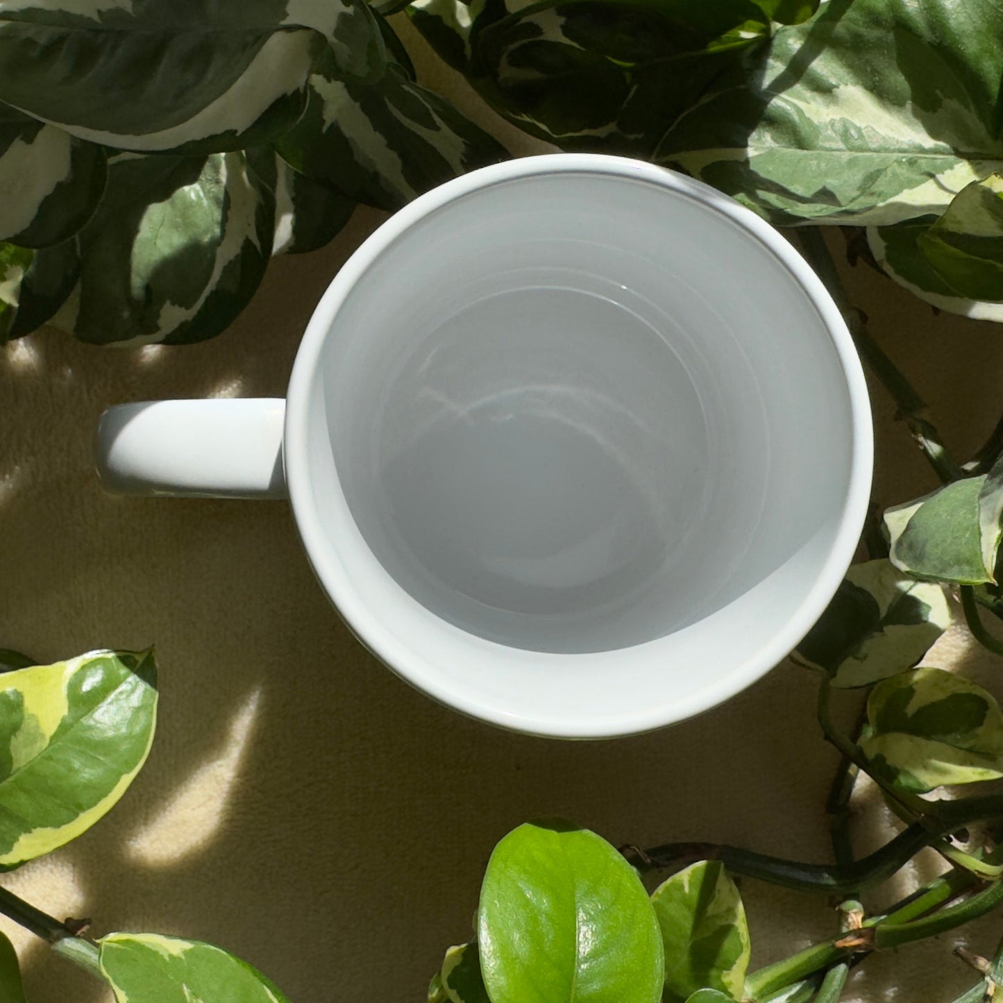 Fototasse Öltropfen