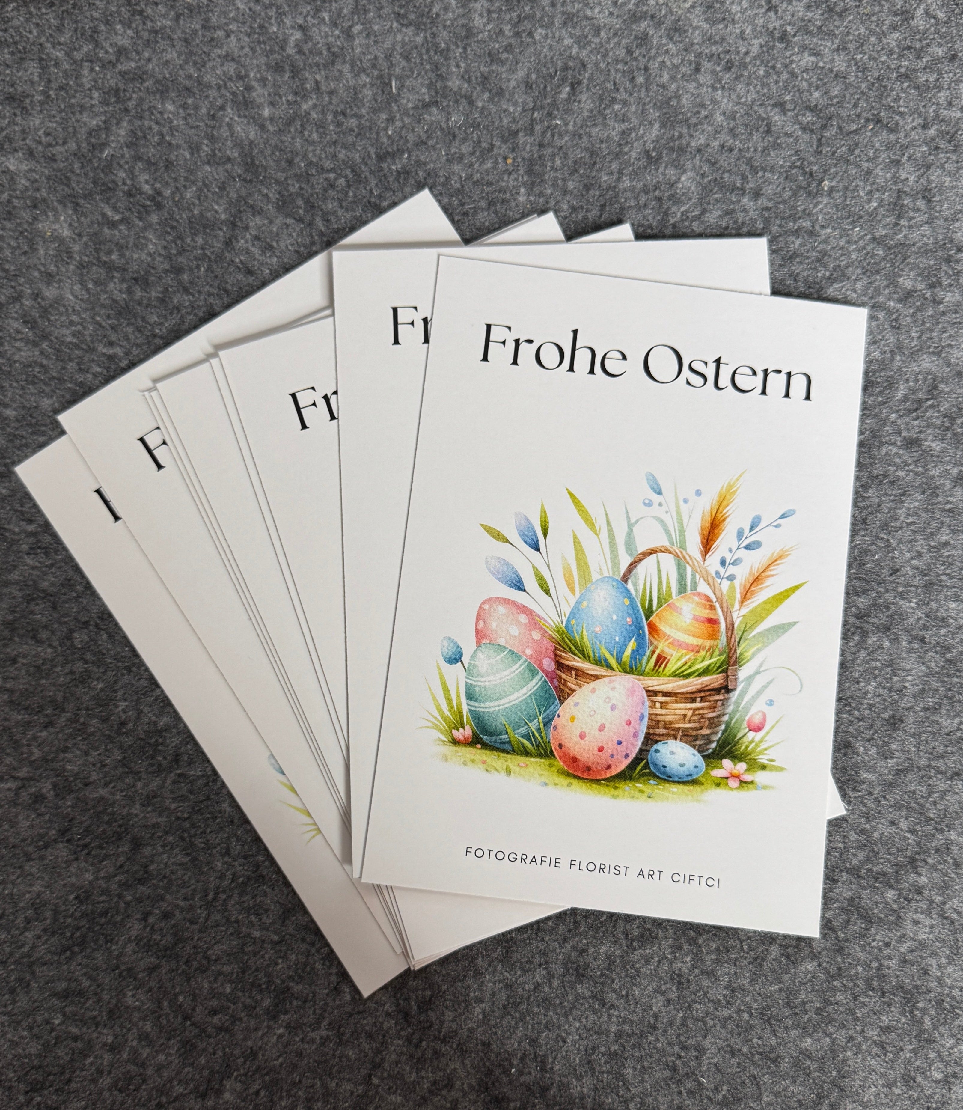 Postkarte Easter Basket
