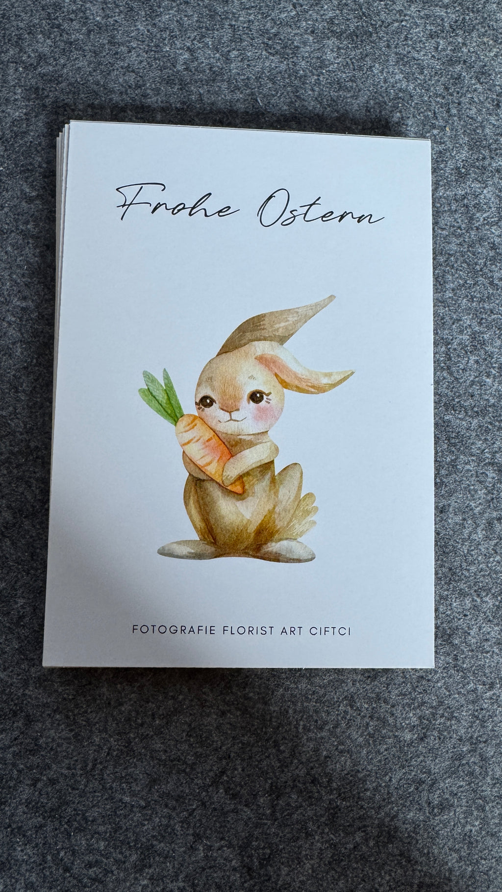 Postkarte Easter Bunny