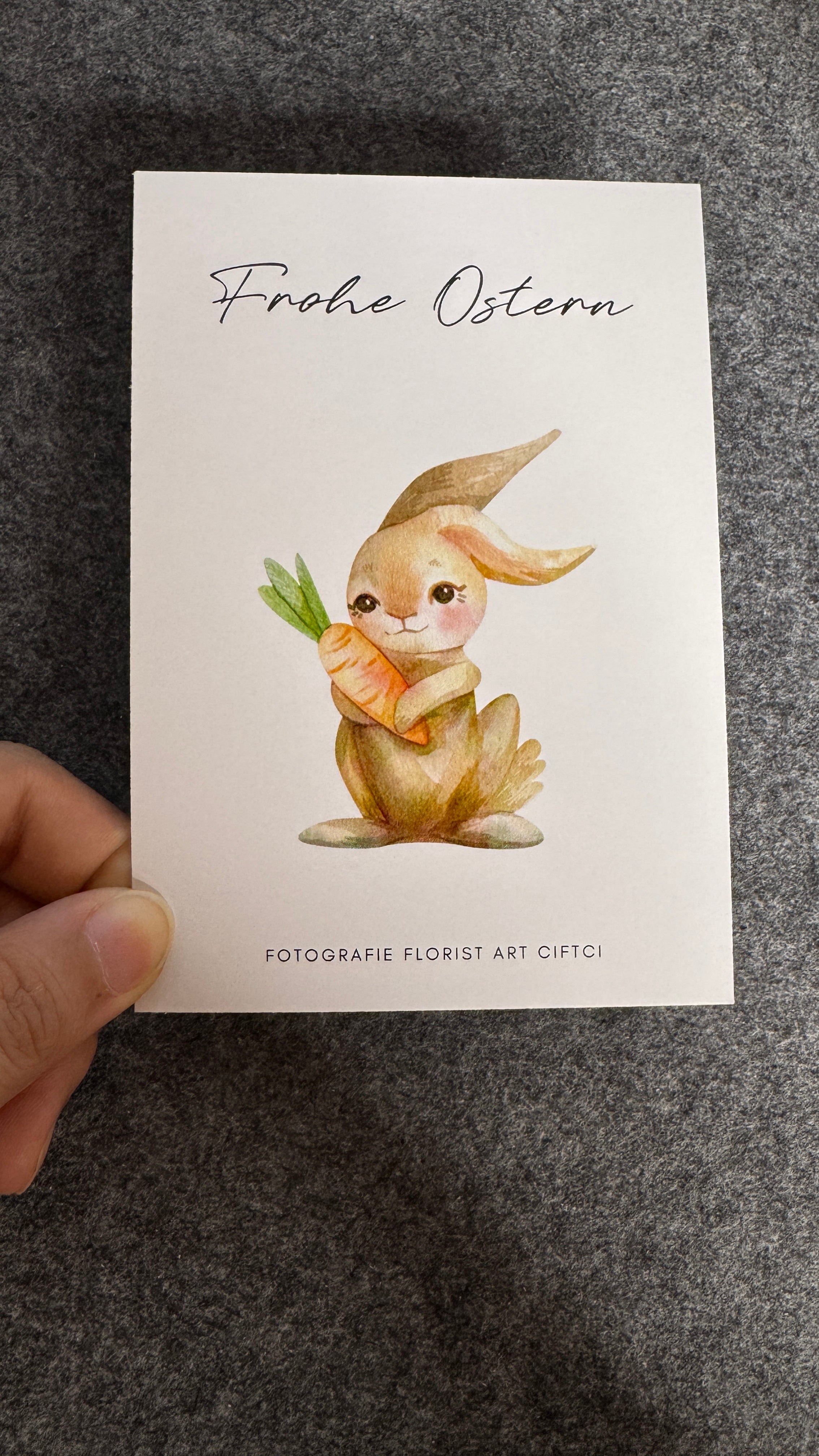 Postkarte Easter Bunny