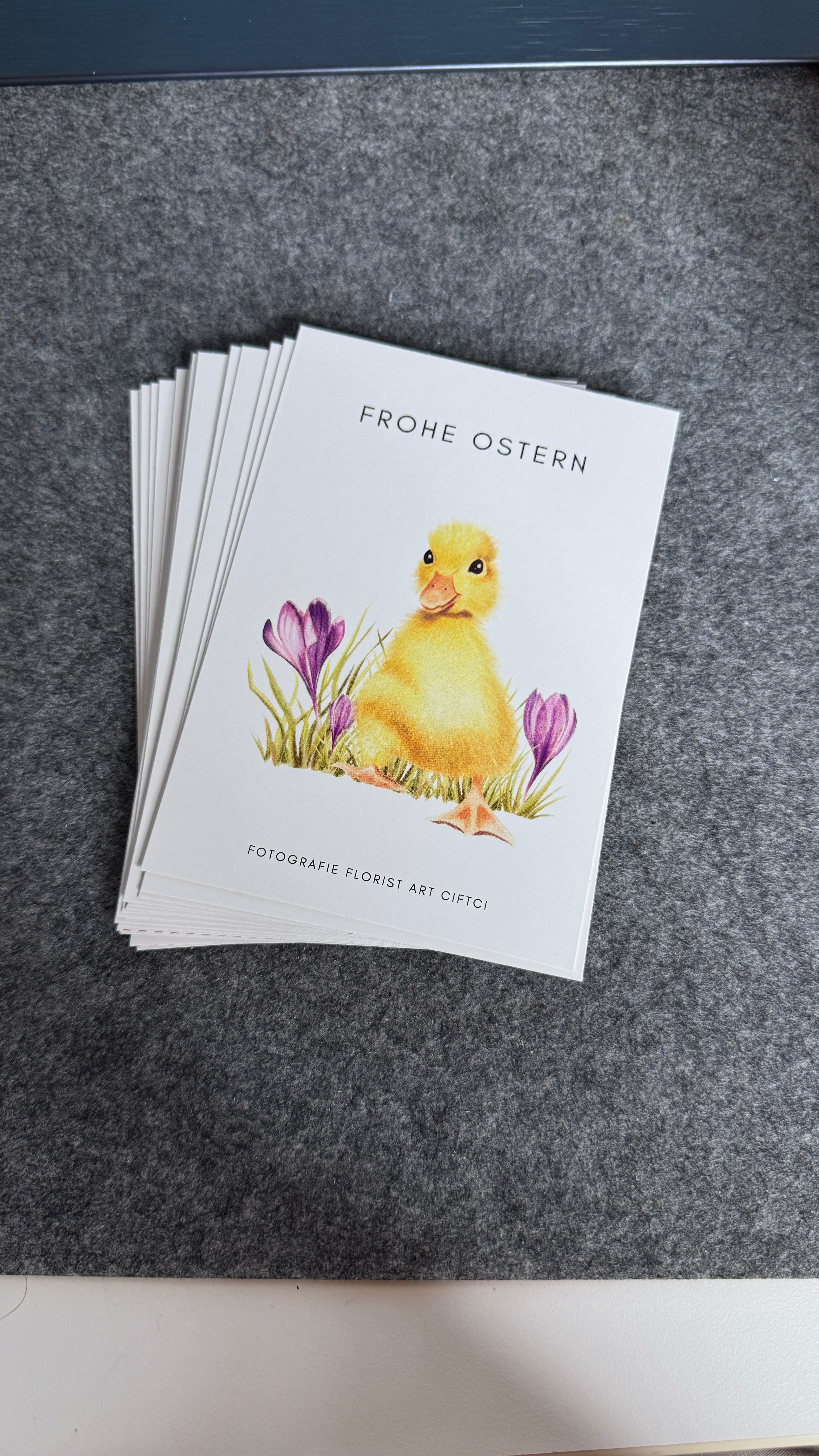 Postkarte Easter Duck