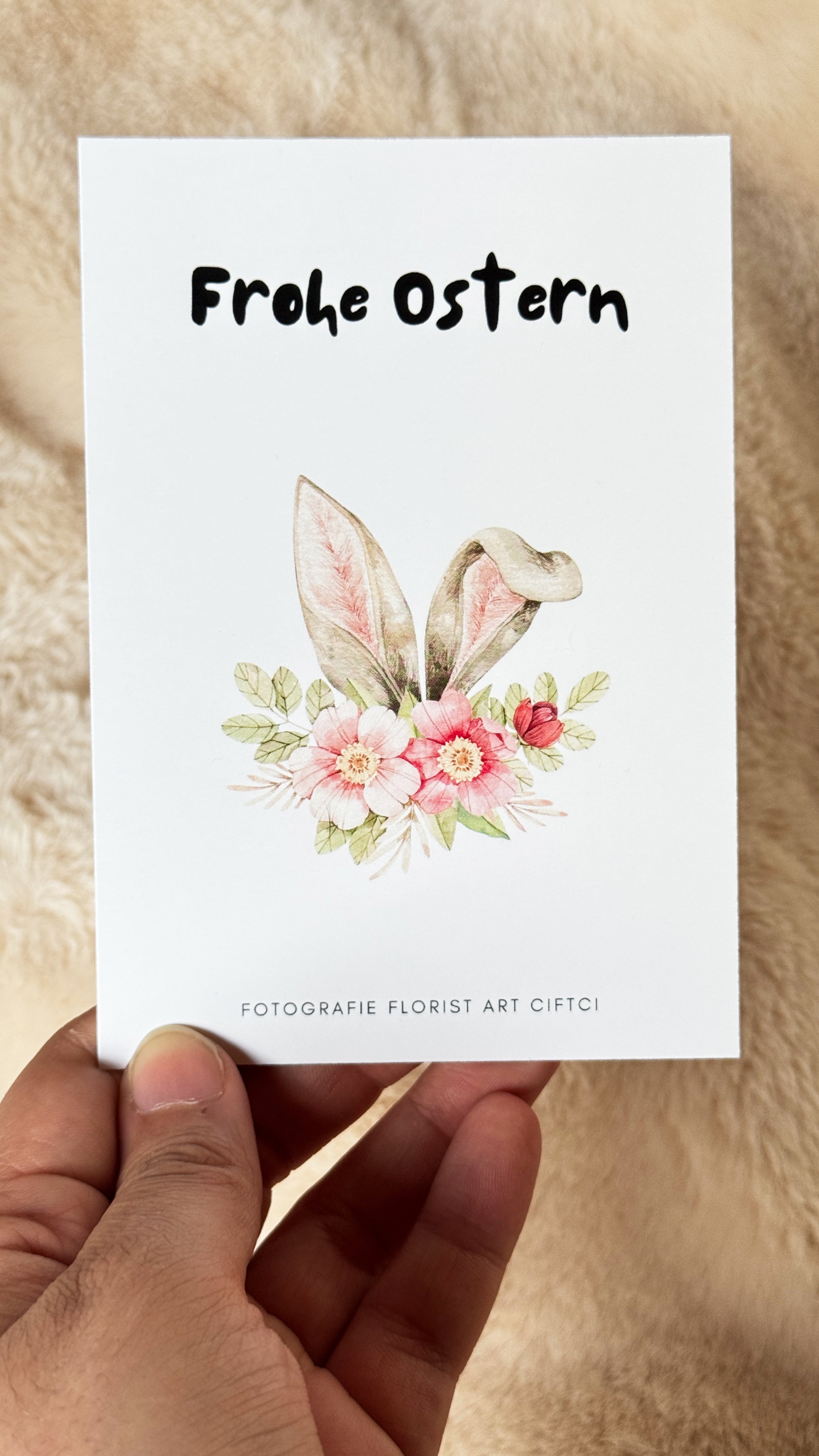 Postkarte Bunnies in Bloom