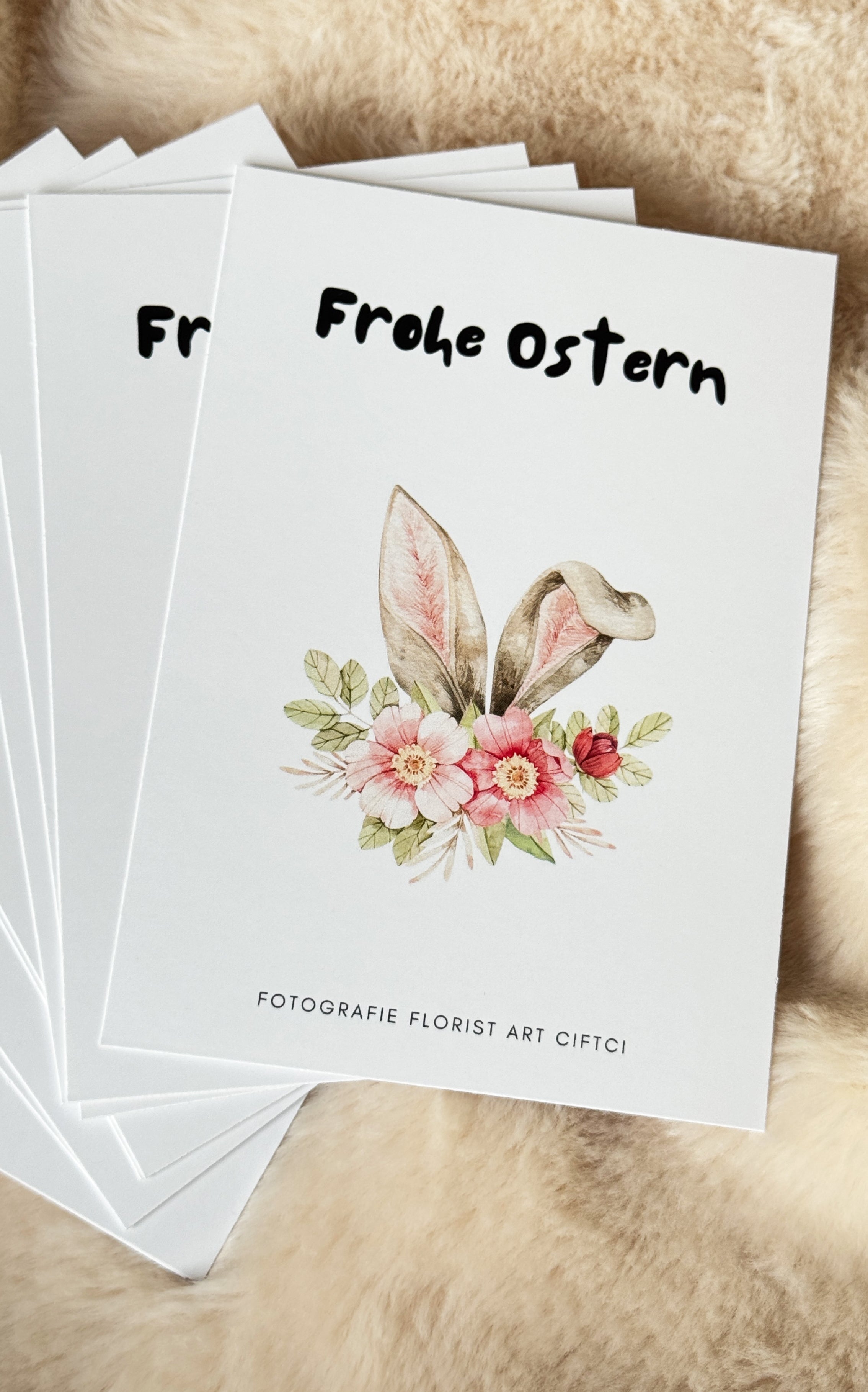 Postkarte Bunnies in Bloom