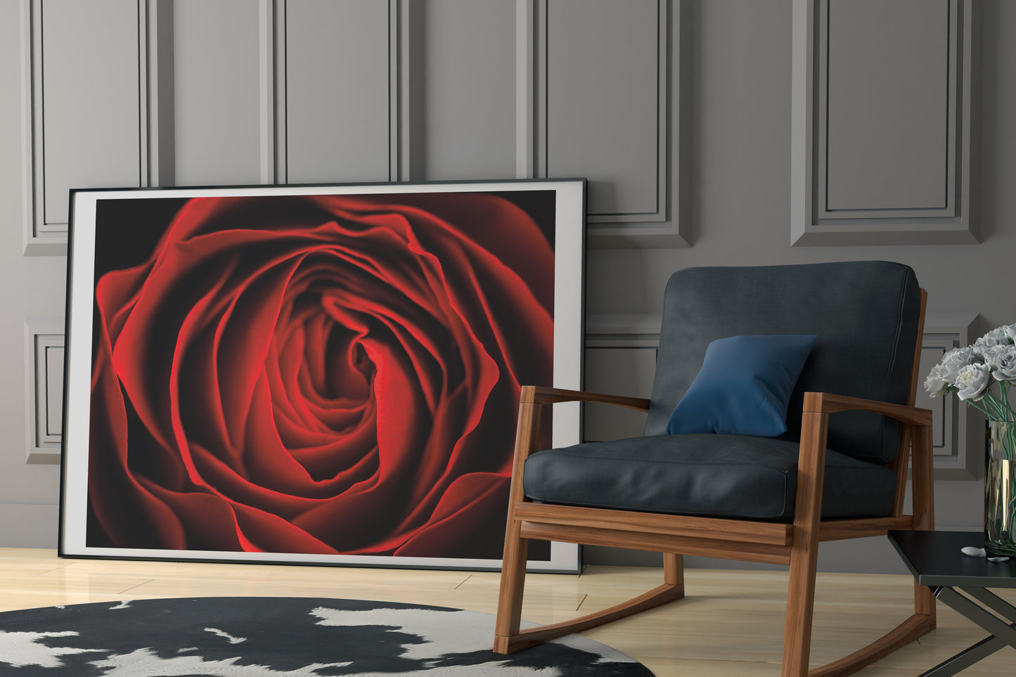 Kunstdruck Rote Eleganz