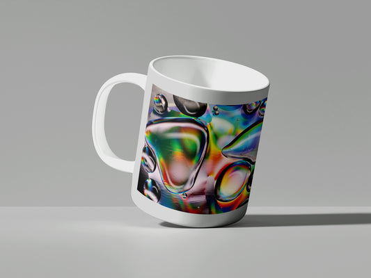 Fototasse Öltropfen