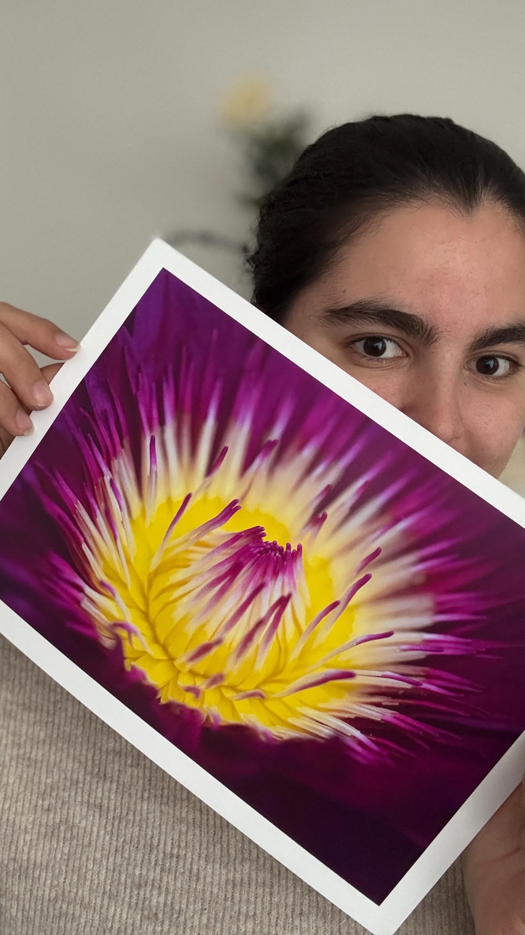 Kunstdruck „Seerose“ – A4 Fine Art Print auf Hahnemühle Photo Pearl 310 g (ohne Rahmen)