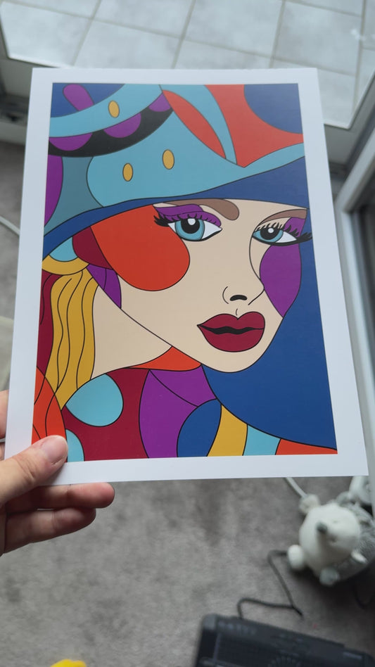 Kunstdruck Madame